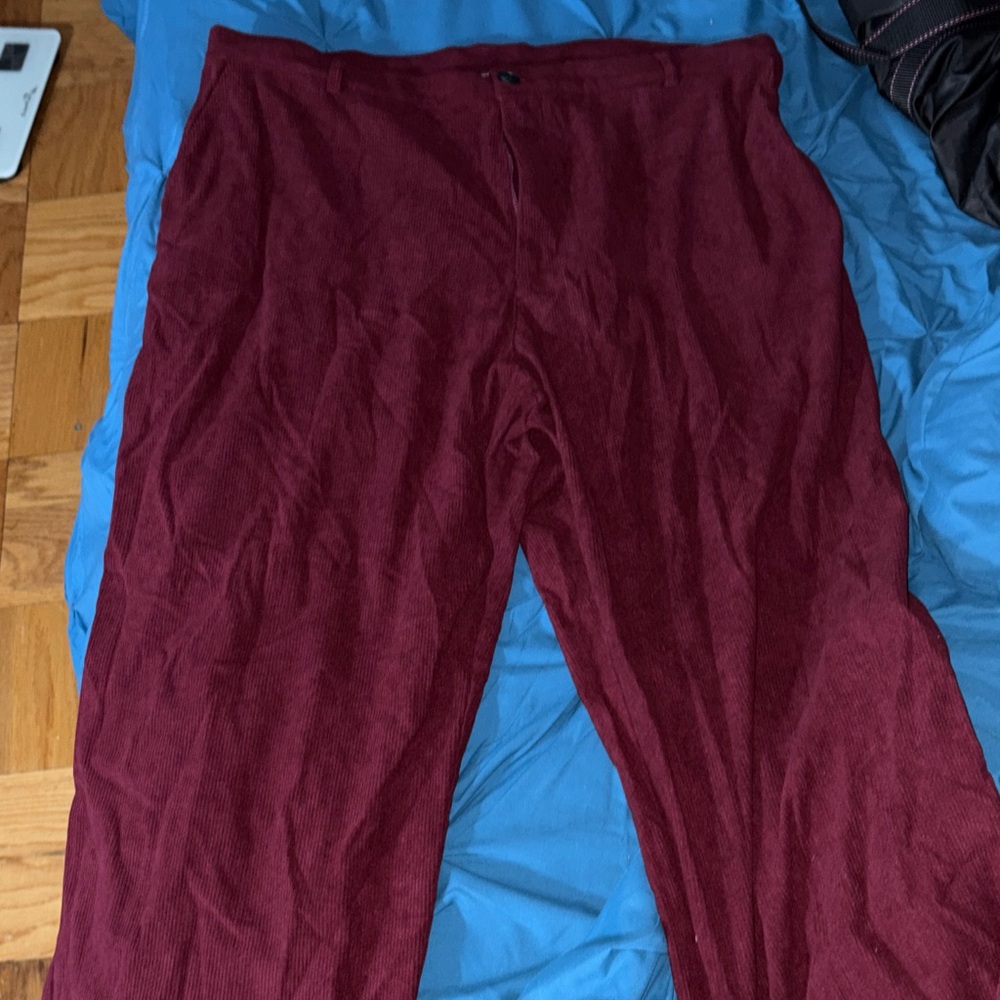 Men's Burgundy Pants